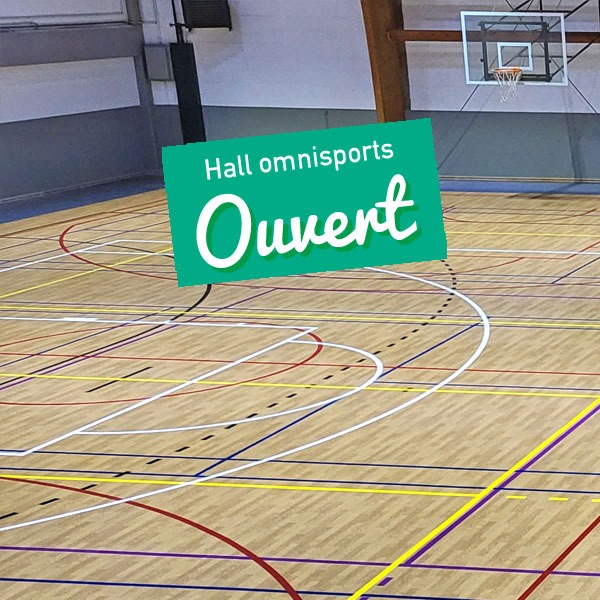 Centre sportif d'Aywaille, hall omnisports ouvert en janvier 2022
